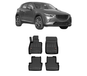 Set covorase presuri MAZDA CX-3 (DK) din 2015-2018, auto, din cauciuc thermoplastic, MAZDA - Img 2