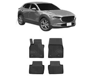Set covorase presuri MAZDA CX-30 din 2019-2024, auto, din cauciuc thermoplastic, MAZDA - Img 2