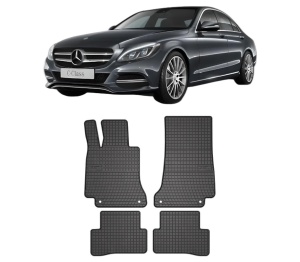 Set covorase presuri MERCEDES-BENZ C-CLASS (W205) din 2013-2021, auto, din cauciuc thermoplastic, MERCEDES-BENZ - Img 2