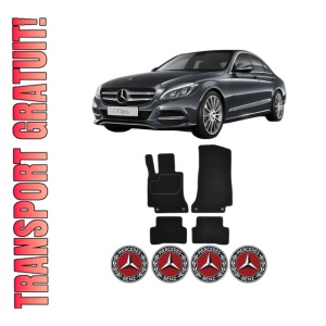 Set Covorase Presuri MERCEDES-BENZ C-CLASS (W205) din 2013-2021, Auto, Material Textil Mocheta, MERCEDES-BENZ