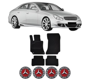 Set Covorase Presuri MERCEDES-BENZ CLS (C219) din 2004-2010, Auto, Material Textil Mocheta, MERCEDES-BENZ - Img 2