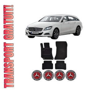 Set Covorase Presuri MERCEDES-BENZ CLS Shooting Brake (X218) din 2012-2017, Auto, Material Textil Mocheta, MERCEDES-BENZ