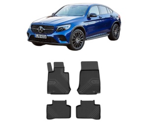 Set covorase presuri MERCEDES-BENZ GLC Coupe (C253) din 2016-2023, auto, din cauciuc thermoplastic, MERCEDES-BENZ - Img 2