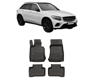 Set covorase presuri MERCEDES-BENZ GLC (X253) din 2015-2022, auto, din cauciuc thermoplastic, MERCEDES-BENZ - Img 2
