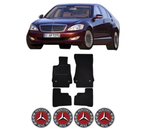 Set Covorase Presuri MERCEDES-BENZ S-CLASS (W221, V221) din 2005-2013, Auto, Material Textil Mocheta, MERCEDES-BENZ - Img 2