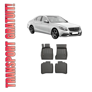 Set covorase presuri MERCEDES-BENZ S-CLASS (W222, V222, X222) din 2013-2020, auto, din cauciuc thermoplastic, MERCEDES-BENZ