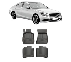 Set covorase presuri MERCEDES-BENZ S-CLASS (W222, V222, X222) din 2013-2020, auto, din cauciuc thermoplastic, MERCEDES-BENZ - Img 2