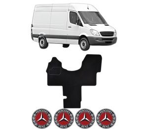 Set Covorase Presuri MERCEDES-BENZ SPRINTER 3,5-t Van (B906) din 2006-2018, Auto, Material Textil Mocheta, MERCEDES-BENZ - Img 2