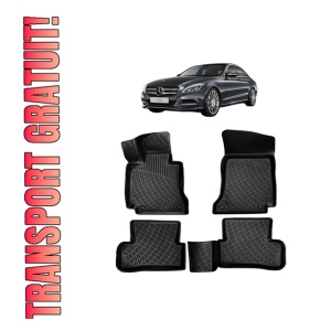 Set covorase presuri MERCEDES C CLASS W205 din 2014-2021, auto, din cauciuc thermoplastic - Img 8