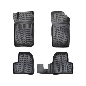 Set covorase presuri PEUGEOT 206 din 1999-2014, auto, din cauciuc thermoplastic - Img 4