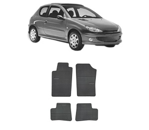 Set covorase presuri PEUGEOT 206 Hatchback (2A/C) din 1998-2012, auto, din cauciuc thermoplastic, PEUGEOT - Img 2