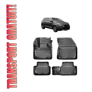 Set covorase presuri PEUGEOT 5008 II din 2017, auto, din cauciuc thermoplastic - Img 8