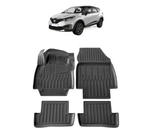 Set covorase presuri RENAULT CAPTUR din 2013-2019, auto, din cauciuc thermoplastic - Img 2