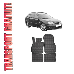 Set covorase presuri SAAB 9-3 Estate (E50) din 2005-2015, auto, din cauciuc thermoplastic, SAAB