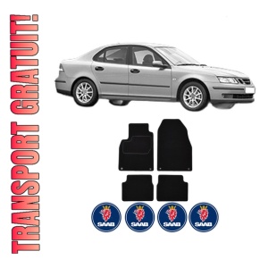 Set Covorase Presuri SAAB 9-3 (YS3F, E79, D79, D75) din 2002-2015, Auto, Material Textil Mocheta, SAAB