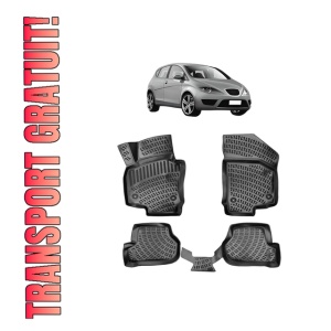 Set covorase presuri SEAT ALTEA din 2004-2015, auto, din cauciuc thermoplastic - Img 8