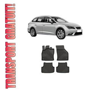 Set covorase presuri SEAT LEON ST (5F8) din 2012-2020, auto, din cauciuc thermoplastic, SEAT