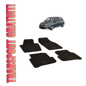 Set covorase presuri SKODA FABIA III din 2014-2021, auto, din cauciuc thermoplastic