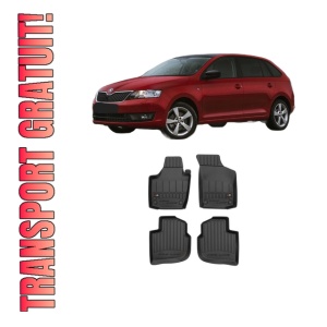 Set covorase presuri SKODA RAPID Spaceback (NH1) din 2012-2019, auto, din cauciuc thermoplastic, SKODA