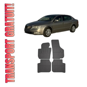 Set covorase presuri SKODA SUPERB II Estate (3T5) din 2009-2015, auto, din cauciuc thermoplastic, SKODA
