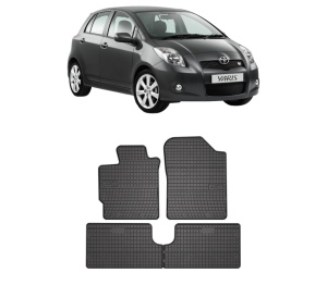 Set covorase presuri TOYOTA YARIS (_P9_) din 2005-2014, auto, din cauciuc thermoplastic, TOYOTA - Img 2