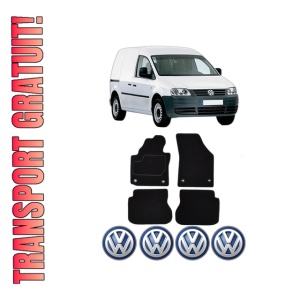 Set Covorase Presuri Volkswagen CADDY III MPV (2KB, 2KJ, 2CB, 2CJ) din 2004-2015, Auto, Material Textil Mocheta, Volkswagen