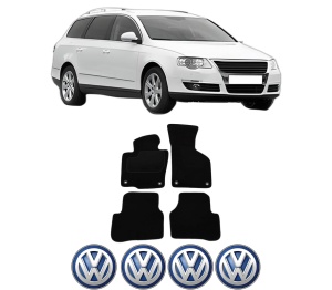 Set Covorase Presuri Volkswagen PASSAT B6 Variant (3C5) din 2005-2011, Auto, Material Textil Mocheta, Volkswagen - Img 2