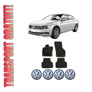 Set Covorase Presuri Volkswagen PASSAT B8 (3G2, CB2) din 2014-2024, Auto, Material Textil Mocheta, Volkswagen