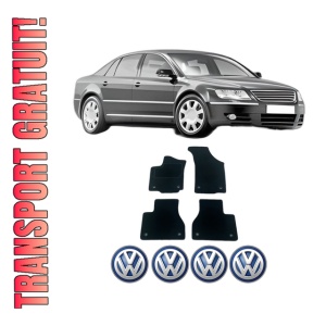 Set Covorase Presuri Volkswagen PHAETON (3D1, 3D2, 3D3, 3D4, 3D6, 3D7, 3D8, 3D9) din 2002-2016, Auto, Material Textil Mocheta, Volkswagen