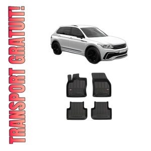 Set covorase presuri Volkswagen TIGUAN II din 2003-2015, auto, din cauciuc thermoplastic, Volkswagen