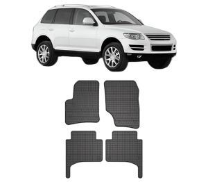 Set covorase presuri Volkswagen TOUAREG (7LA, 7L6, 7L7) din 2002-2010, auto, din cauciuc thermoplastic, Volkswagen - Img 2