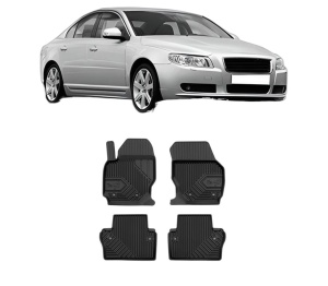 Set covorase presuri VOLVO S80 II (124) din 2006-2016, auto, din cauciuc thermoplastic, VOLVO - Img 2