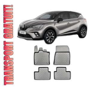 Set covorase RENAULT CAPTUR II TECHNO MHEV, din 05.2022 - Prezent, covorase tavita, caroserie SUV INAINTE DE FACELIFT, compatibile cu autoturismul RENAULT CAPTUR II TECHNO MHEV, ARISTAR