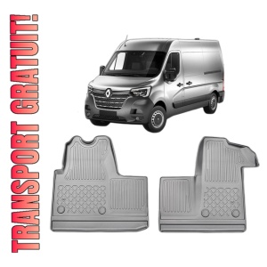 Set covorase RENAULT MASTER III, din 2010 - Prezent, covorase tavita, caroserie VAN 2-3 LOCURI, ampatament scurt, mediu si lung, compatibile cu autoturismul RENAULT MASTER III, ARISTAR