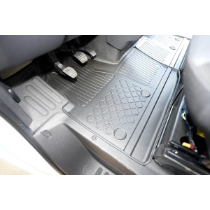 Set covorase RENAULT MASTER III, din 2010 - Prezent, covorase tavita, caroserie VAN 2-3 LOCURI, ampatament scurt, mediu si lung, compatibile cu autoturismul RENAULT MASTER III, ARISTAR - Img 5