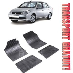 Set covorase Renault Symbol I Sedan 2001 - 2008 si 4 stickere rotunde Renault