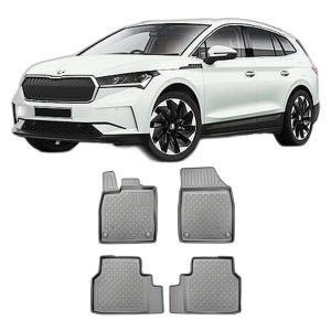 Set covorase SKODA ENYAQ IV, din 04.2021 - 01.2022, covorase tavita, caroserie SUV, compatibile cu autoturismul SKODA ENYAQ IV, ARISTAR - Img 2