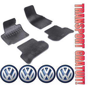 Set covorase Volkswagen Golf V Plus Hatchback 01.2005 - 2009 si 4 stickere rotunde Volkswagen