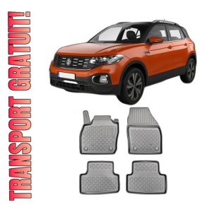Set covorase VOLKSWAGEN T-CROSS, din 04.2019 - Prezent, covorase tavita, caroserie SUV inclusiv FACELIFT, compatibile cu autoturismul VOLKSWAGEN T-CROSS, ARISTAR