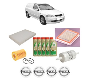 Set Pachet filtre revizie Bosch, 5 litrii ulei Castrol 5W40 OPEL ASTRA G Estate Van (F70) 1.7 CDTi (F70) din 2003-2004, 4x Stickere auto cu OPEL - Img 2