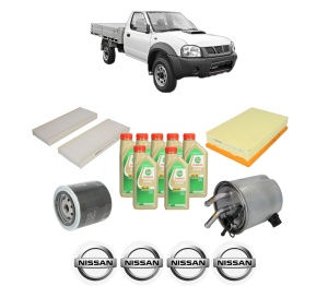 Set Pachet filtre revizie Bosch, 7 litrii ulei Castrol 5W30 NISSAN NAVARA NP300 Platform/Chassis (D40) 2.5 dCi din 2010, 4x Stickere auto cu NISSAN - Img 2