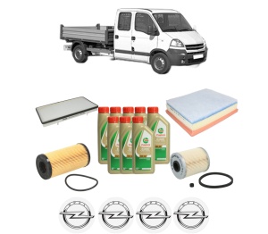 Set Pachet filtre revizie Bosch, 8 litrii ulei Castrol 5W40 OPEL MOVANO A Platform/Chassis (X70) 2.5 CDTI (ED, HD, UD0, UD4) din 2006, 4x Stickere auto cu OPEL - Img 2