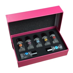 Set Parfumuri Auto AMOS Mini Pink, 7 Arome Premium 10ml, Rezerve Difuzor Auto, Persistență Îndelungată - Img 4