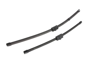 Set stergatoare ALFA ROMEO 147 (937_) din 2000-2010, pentru parbriz auto, 2 bucati, Valeo Silencio Xtrm, din cauciuc siliconat rezistent, 4 Stickere Auto ALFA ROMEO v39656
