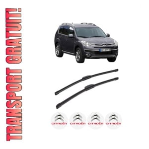 Set stergatoare auto CITROEN C-CROSSER Van (VU_) din 2007-2012, pentru parbriz auto, 2 bucati, Bosch Aerotwin Retrofit, din cauciuc siliconat rezistent, 4 Stickere Auto CITROEN