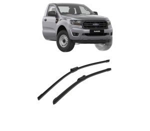 Set stergatoare auto FORD RANGER Cab & Chassis din 2022, pentru parbriz auto, 2 bucati, Bosch Aerotwin, din cauciuc siliconat rezistent, 4 Stickere Auto FORD - Img 2