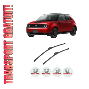 Set stergatoare auto HONDA e (ZC7_) din 2019, pentru parbriz auto, 2 bucati, Bosch Aerotwin Retrofit, din cauciuc siliconat rezistent, 4 Stickere Auto HONDA