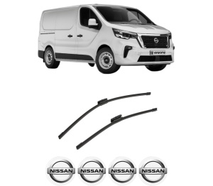 Set stergatoare auto NISSAN PRIMASTAR Van (X82) din 2021, pentru parbriz auto, 2 bucati, Bosch Aerotwin Multi, din cauciuc siliconat rezistent, 4 Stickere Auto NISSAN - Img 2