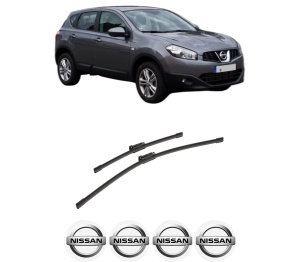 Set stergatoare auto NISSAN QASHQAI I VAN (J10) din 2013-2014, pentru parbriz auto, 2 bucati, Bosch Aerotwin, din cauciuc siliconat rezistent, 4 Stickere Auto NISSAN - Img 2