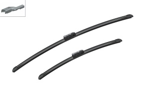 Set stergatoare auto RENAULT GRAND KANGOO III MPV din 2024, pentru parbriz auto, 2 bucati, Bosch Aerotwin, din cauciuc siliconat rezistent, 4 Stickere Auto RENAULT - Img 3
